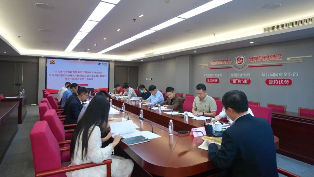 尊龙凯时人生就是搏集团党委进建贯彻习近平新时期中国特色社会主义思想主题教育辅导幼组办公住宅一次会议召开