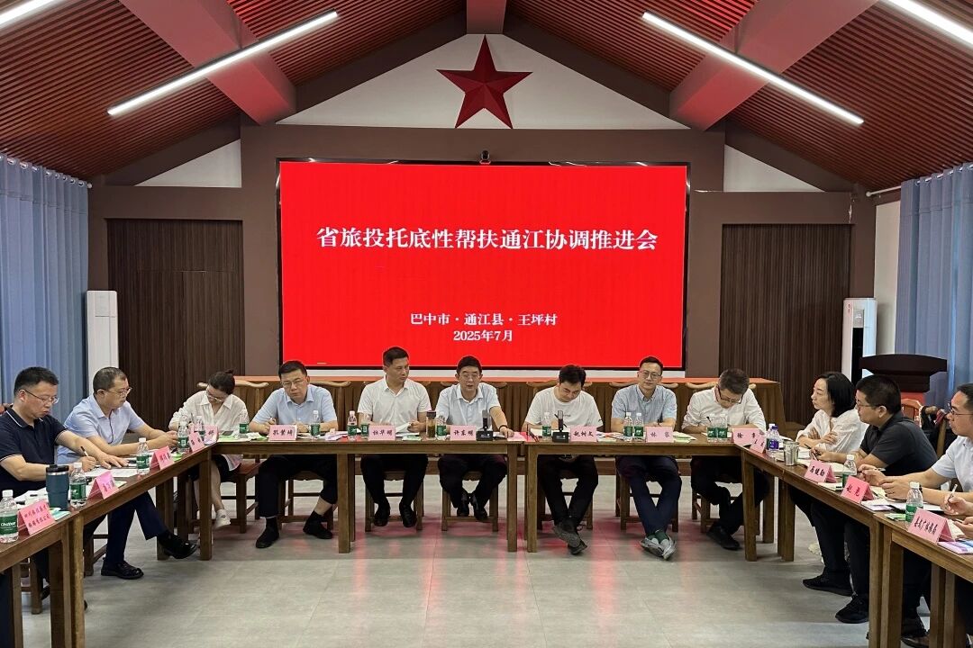 省尊龙凯时人生就是搏集团组织召开年中托底性助扶通江工作协调推动会
